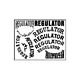 DECALQUAGES A L'EAU STYLE 'REGULATOR,' OR