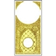 DECALQUAGE A L'EAU STYLE 'QQ', OR