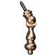 POULET PENDANT EN LAITON, CHUTE 23mm.