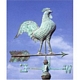 GIROUETTE EN CUIVRE, STYLE 'CERF'