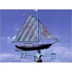 GIROUETTE EN CUIVRE, STYLE 'VOILIER STANDARD'