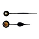 AIGUILLES POU PENDULETTE-REVEIL 30mm.