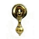 BOUTON PENDANT EN LAITON AVEC PLAQUE ARRIERE