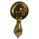 BOUTON PENDANT EN LAITON AVEC PLAQUE ARRIERE