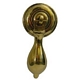 BOUTON PENDANT EN LAITON AVEC PLAQUE ARRIERE