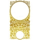 TABLETTE NON PEINTE G14 178 x 330mm. DOREE
