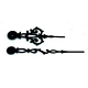 AIGUILLES NOIRES FACONNEES EN LAITON